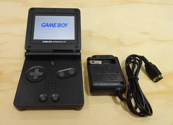 Onyx Black Gameboy Advance SP System Used