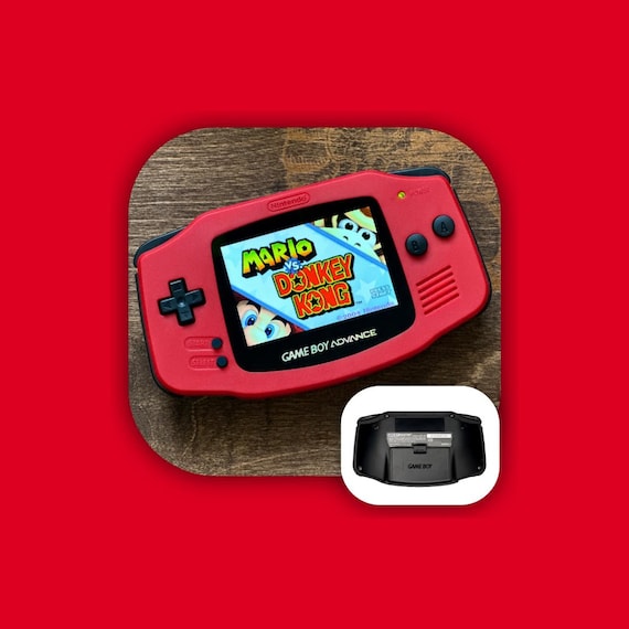 任天堂ゲームボーイアドバンス GBA レッドフロント ブラックバック