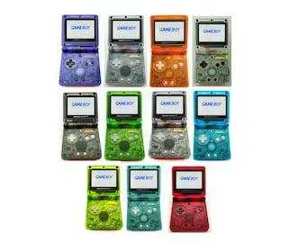 Nintendo Game Boy Advance GBA SP IPS Mod System 10 Levels Bright Pick Your Color Clear!