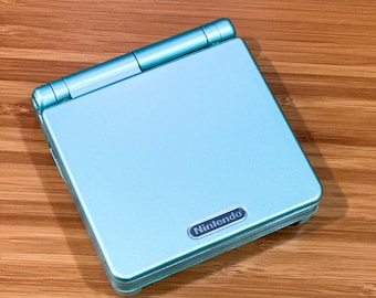 任天堂 ゲームボーイアドバンス GBA SP パールブルーシステム AGS 001