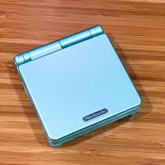 任天堂 ゲームボーイアドバンス GBA SP パールブルーシステム AGS 001