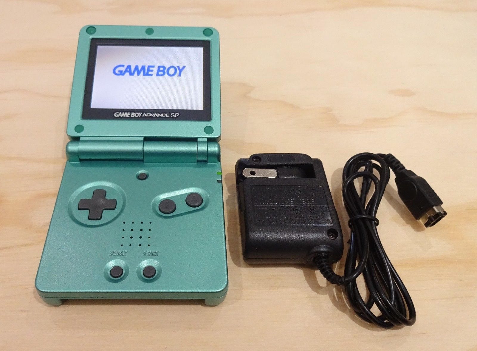 Nintendo Game Boy Advance GBA SP Pearl Green System AGS 101 Nintendo Game Boy Advance GBA SP Pearl Green System AGS 101