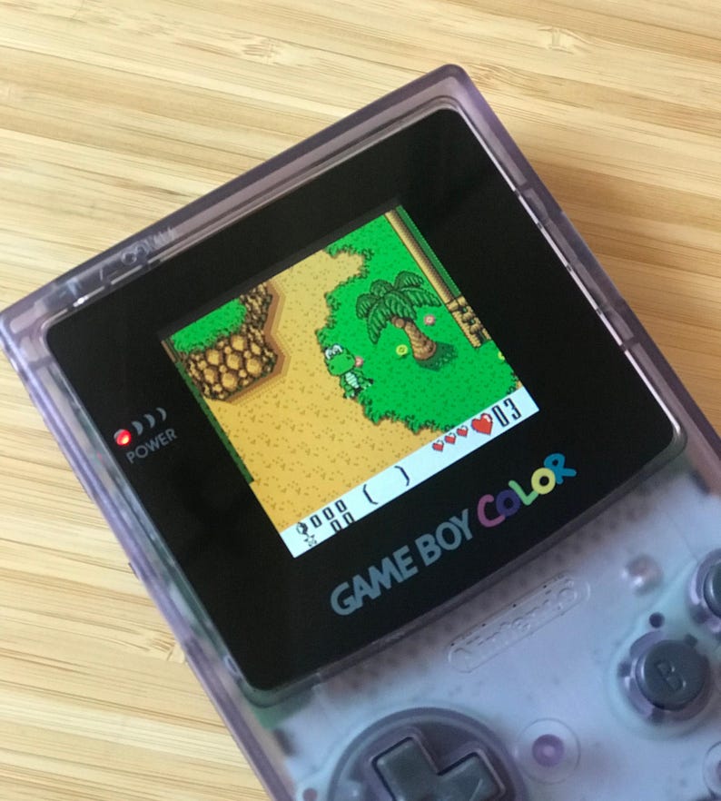 Nintendo Game Boy Color GBC System Backlight Backlit Brighter Mod Atomic Purple image 5