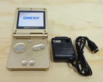 Nintendo Game Boy Advance GBA SP Gold System AGS 101 Brighter Mint New! (Pick Button Color!)