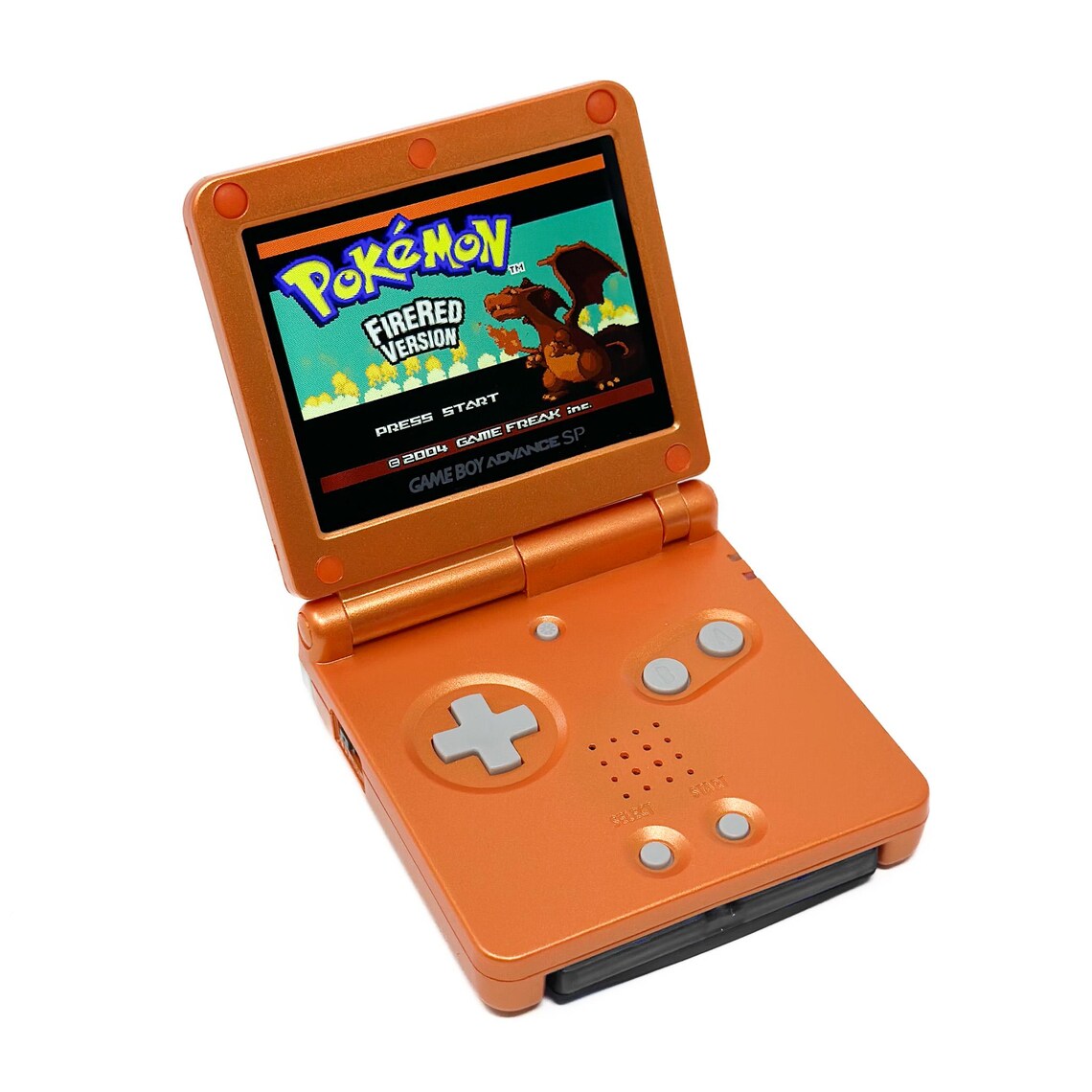 Nintendo Game Boy Advance GBA SP Bright Orange System AGS 101 Brighter Mint New! (Pick Button Color!), foto 1 di 3