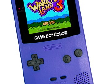 Nintendo Game Boy Color Grape Purple System Gbc AMOLED OLED Q5 Xl
