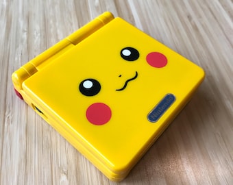 Console personnalisée Nintendo Game Boy Advance GBA SP Pikachu AGS 001, neuf (choisissez la couleur des boutons !)