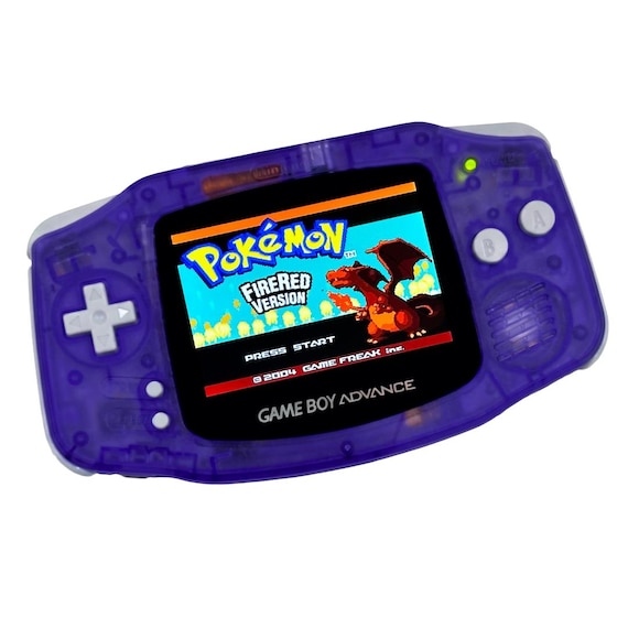 ニンテンドー ゲームボーイアドバンス GBA クリアパープル システム V5