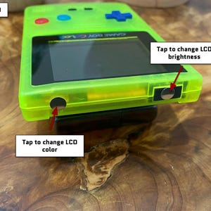 Nintendo Game Boy Color GBC System Backlight Backlit Brighter Mod Atomic Purple image 4