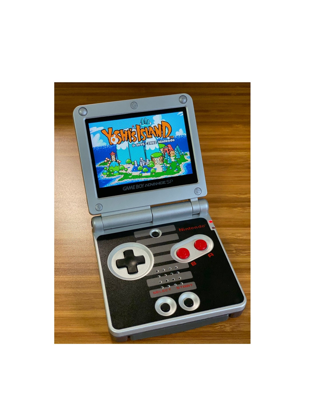 任天堂 ゲームボーイアドバンス GBA SP IPS Mod システム 10 段階輝度