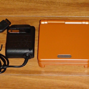 Nintendo Game Boy Advance GBA SP Bright Orange System AGS 001 Mint New (Pick Button Color!)