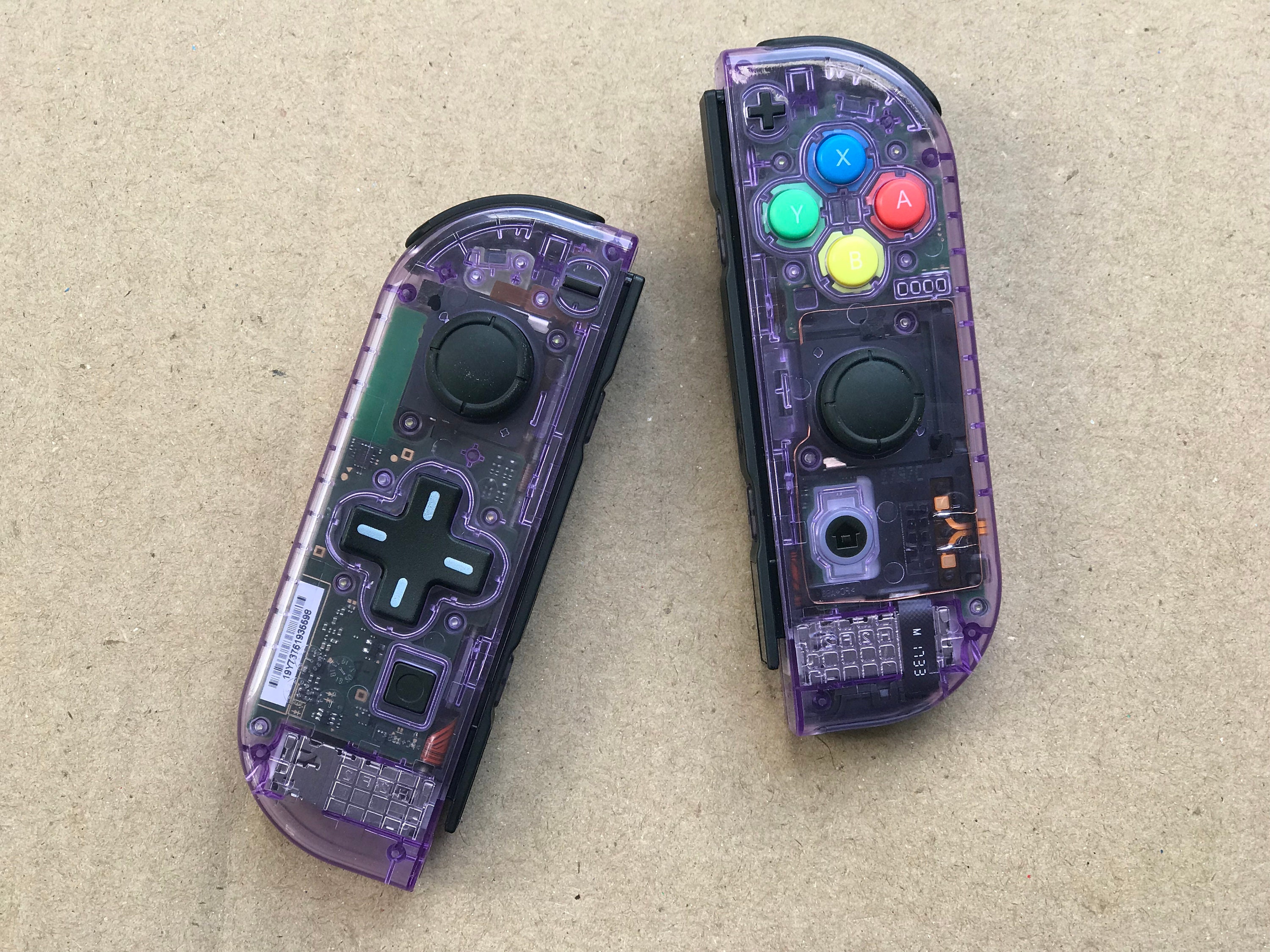 nintendo switch controllers purple