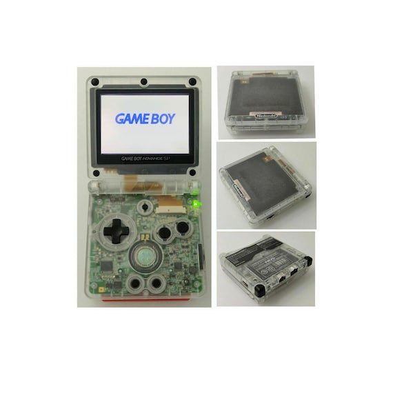 任天堂 ゲームボーイアドバンス GBA SP 透明クリアシステム AGS 101 