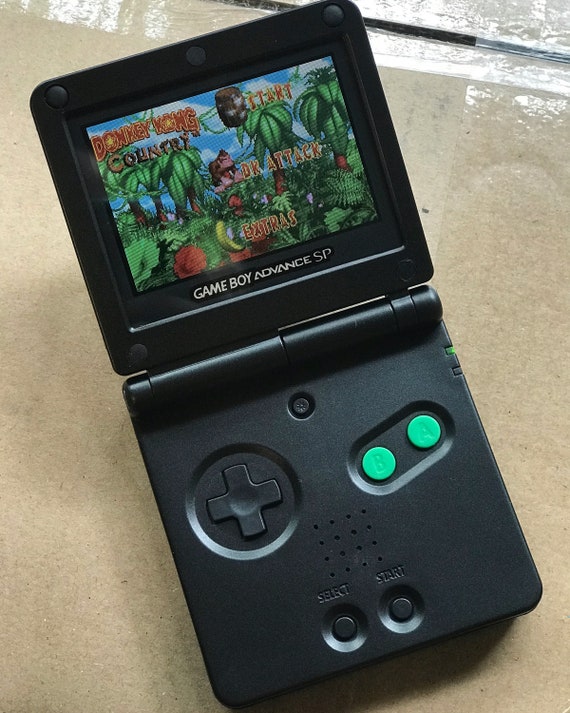 Onyx Black Gameboy Advance SP System Used