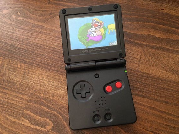 Onyx Black Gameboy Advance SP System Used