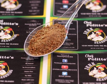 Jamaican Jerk Seasoning Seasoning A 5-ounce bag of that classic Caribbean flavor of savory, spicy, and sweet. Great on chicken wings