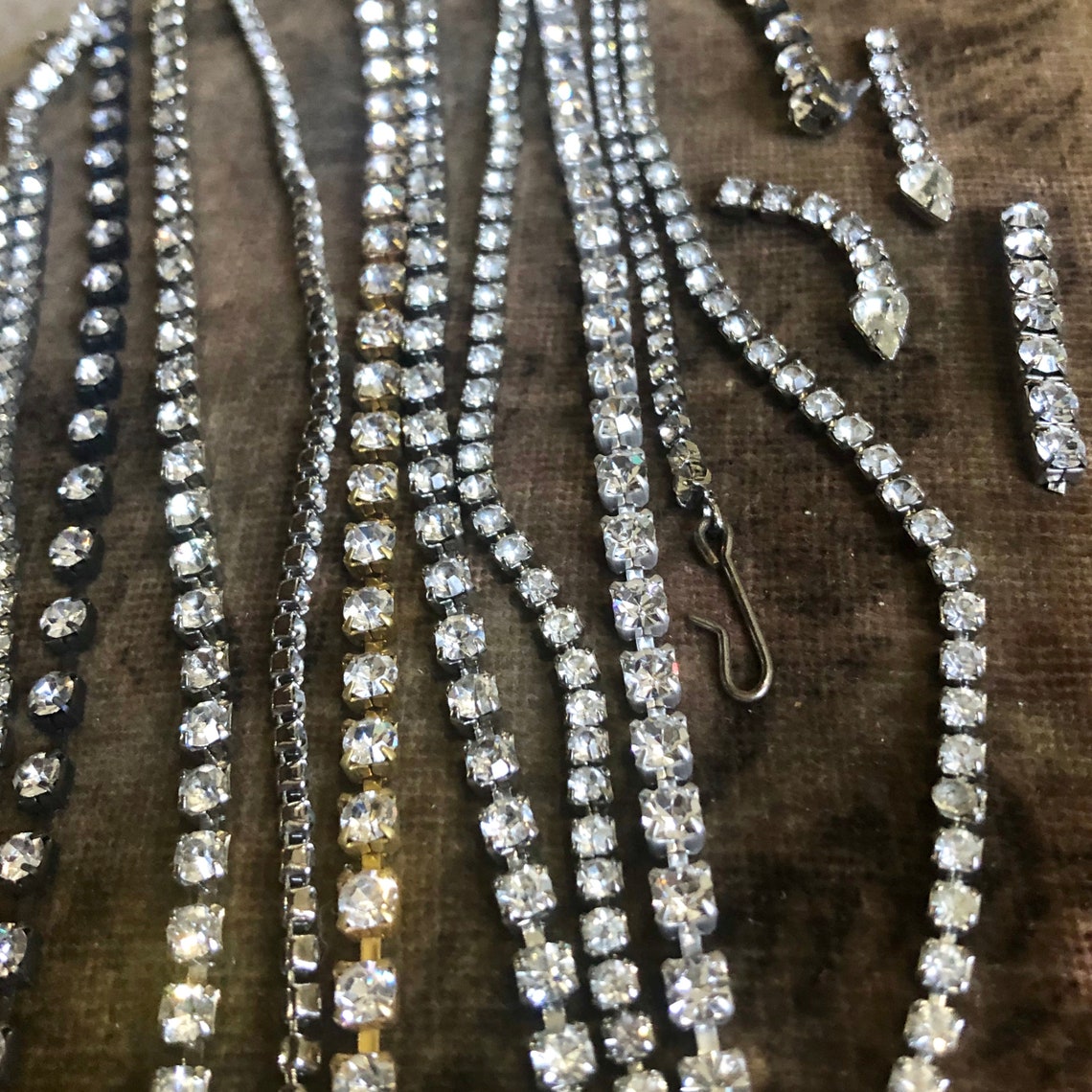 Misc rhinestone chain Etsy