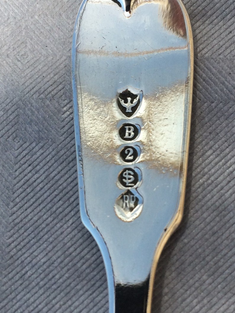 Rare... 5 POTOSI silver coffee SPOONS. Etsy