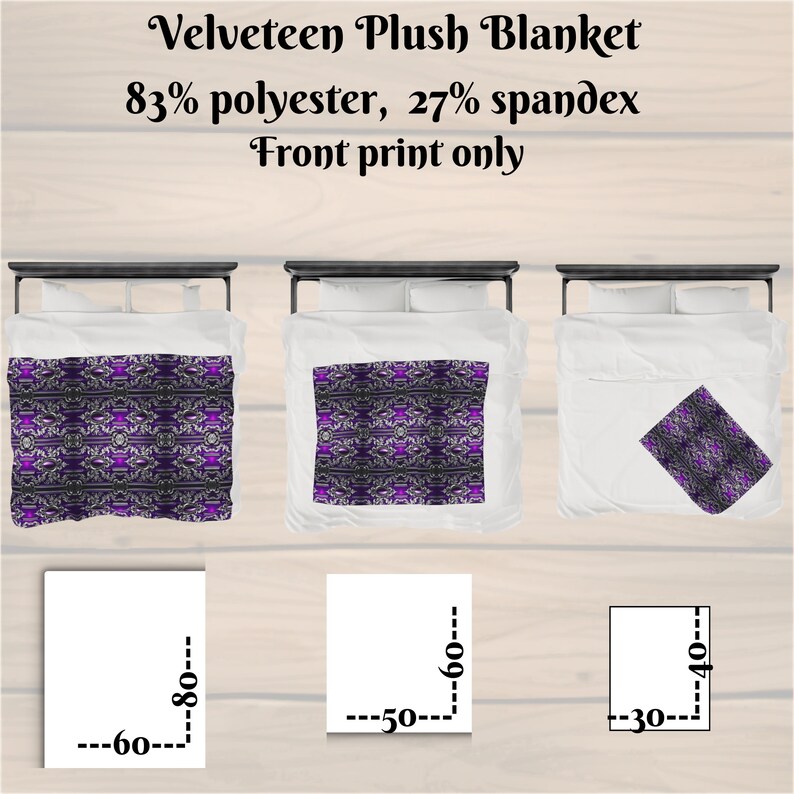 Lavender Damask Throw. Damask Blanket in Purple & Silver. Silver Purple