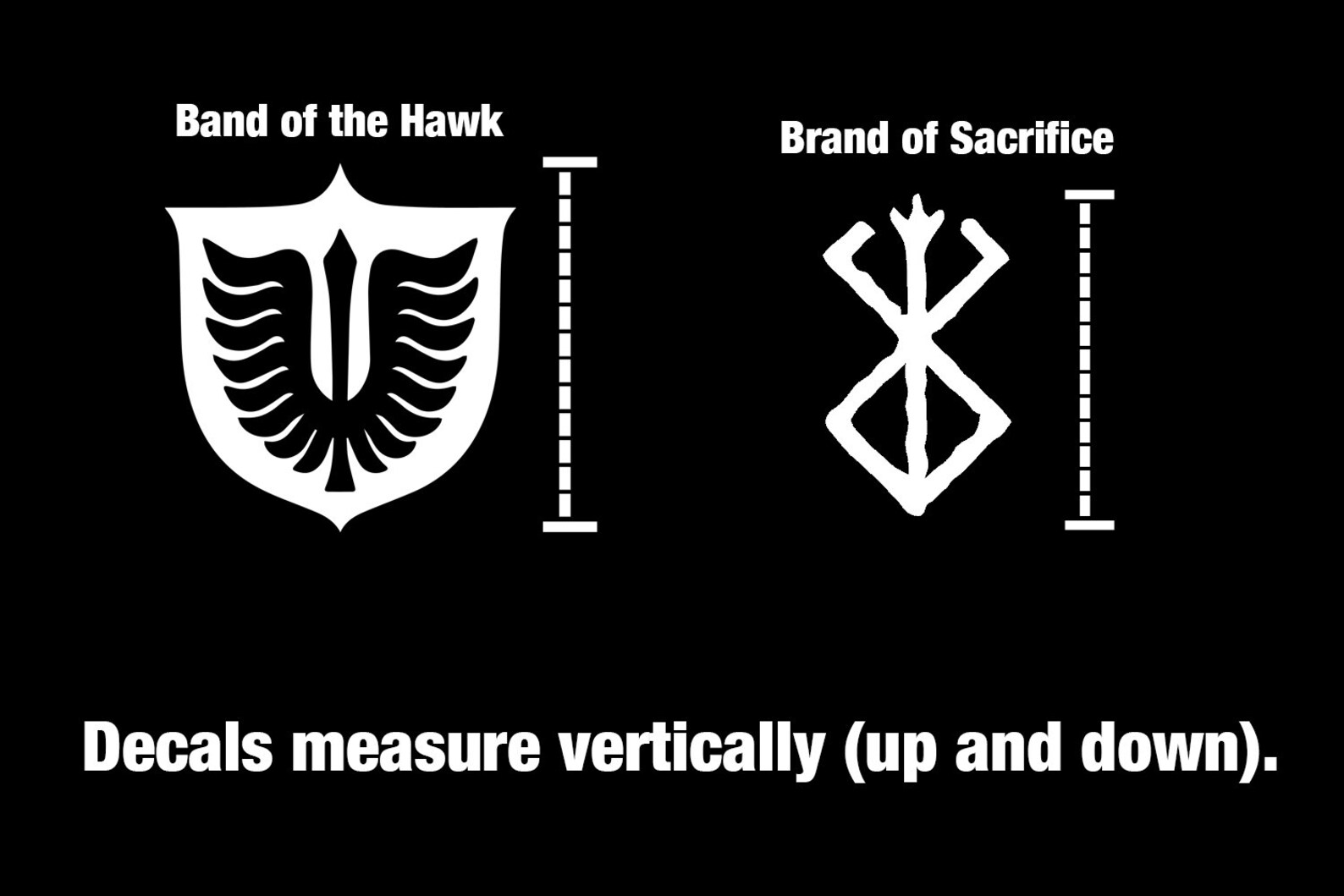 Berserk Band of the Hawk & Brand of Sacrifice Symbol Vinyl | Etsy