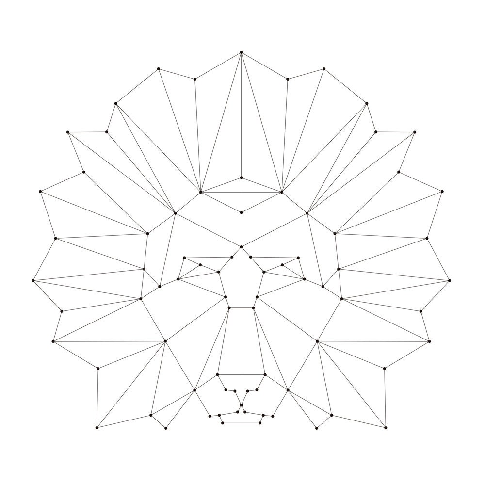 String art Lion String art patterns String art template Etsy