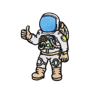 NASA Iron Sew On Patch Astronaut Space Fancy Dress Costume T Shirt Jacket Badge - Foto 9