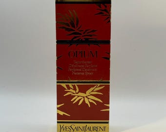 Vintage OPIUM Yves Saint Laurent 1986 Fórmula original EDT 100 ml - Edición Rare Parfums Corp, pre-código de barras