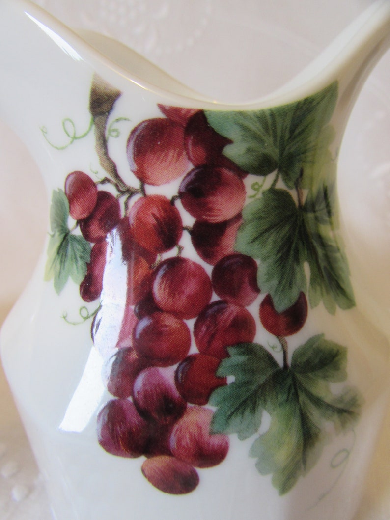 ROYAL DOULTON Everyday Vintage Grape Large Creamer & Sugar Etsy