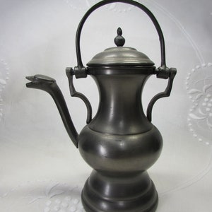 Pewter Serpent Carafe, Antique