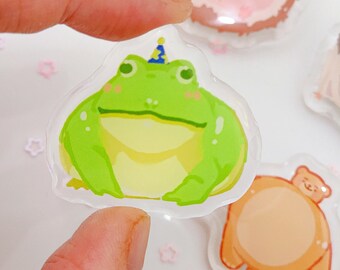 Wizard Hat Frog Pin