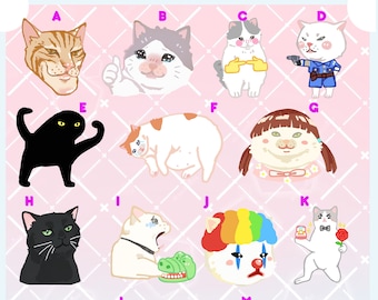 Ministickers kattenmeme