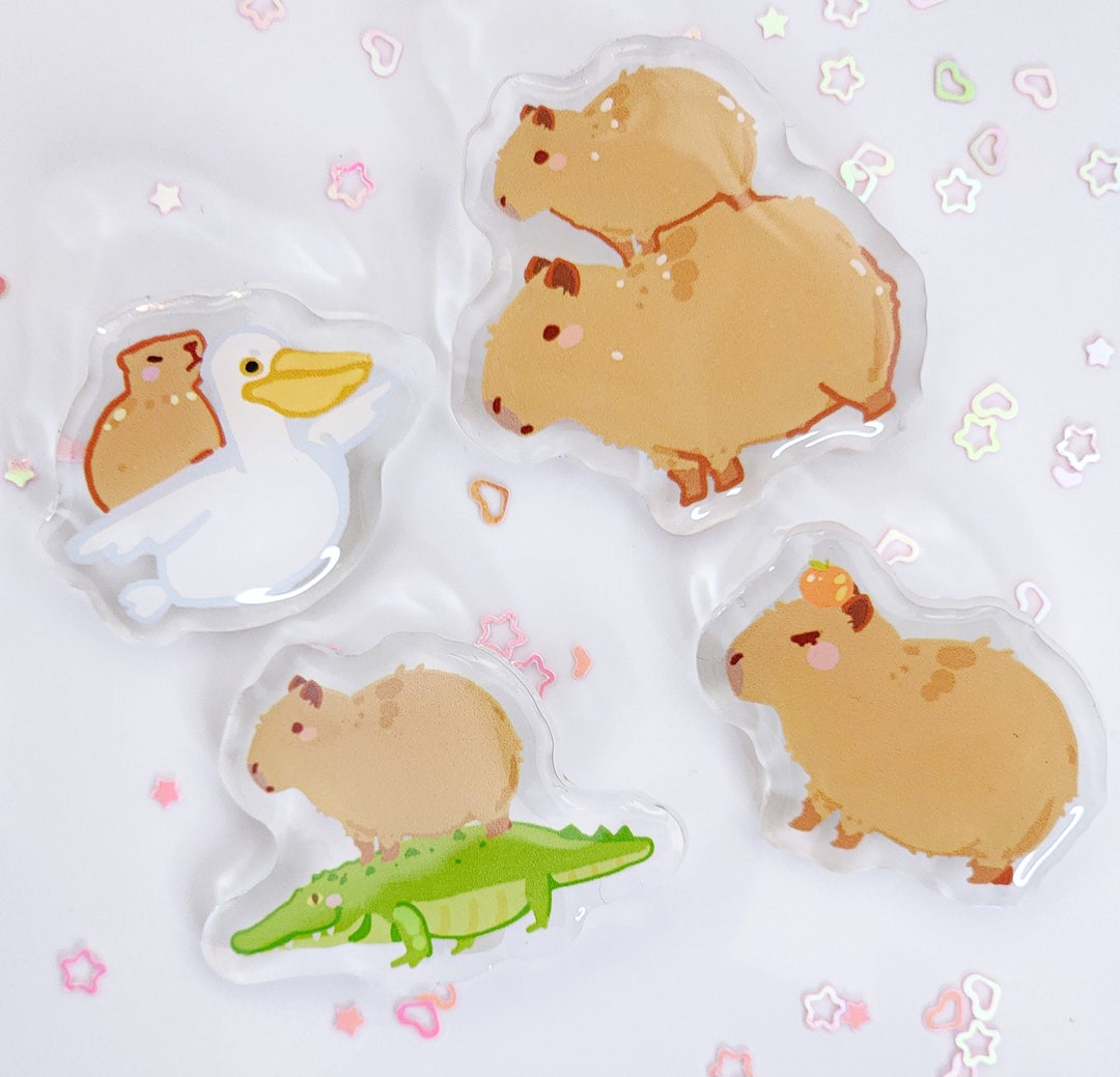 CAPYBARA Mini Pins - Etsy