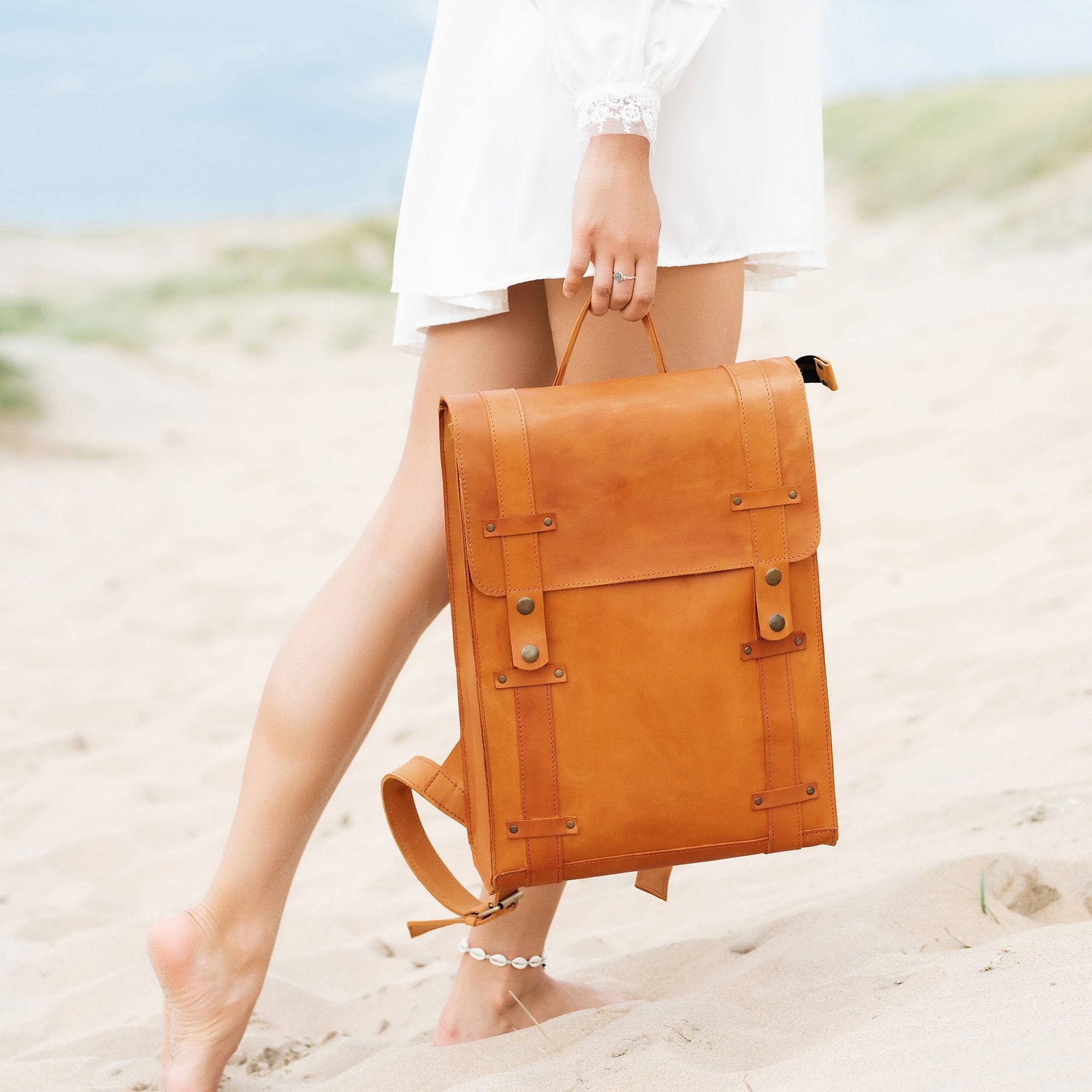 Buy Camel Backpack Online In India - Etsy India