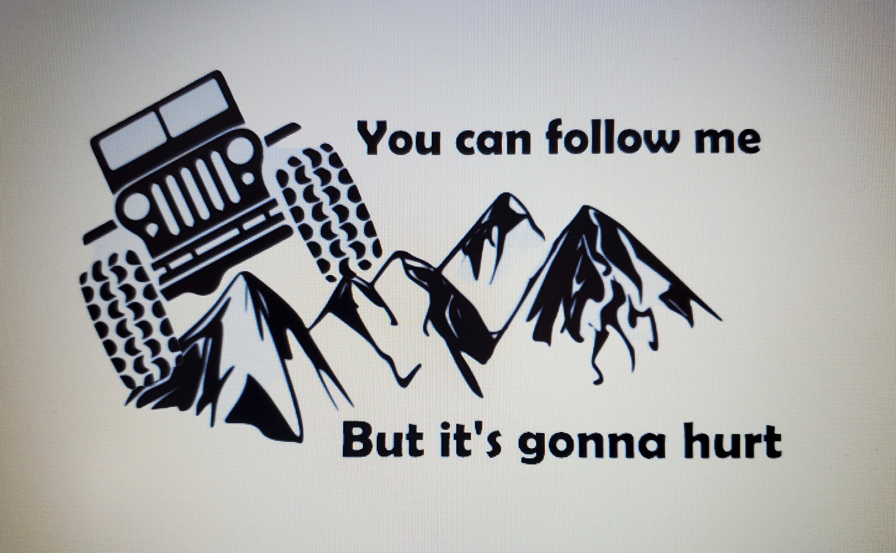 Funny Jeep Decal/Sticker Etsy