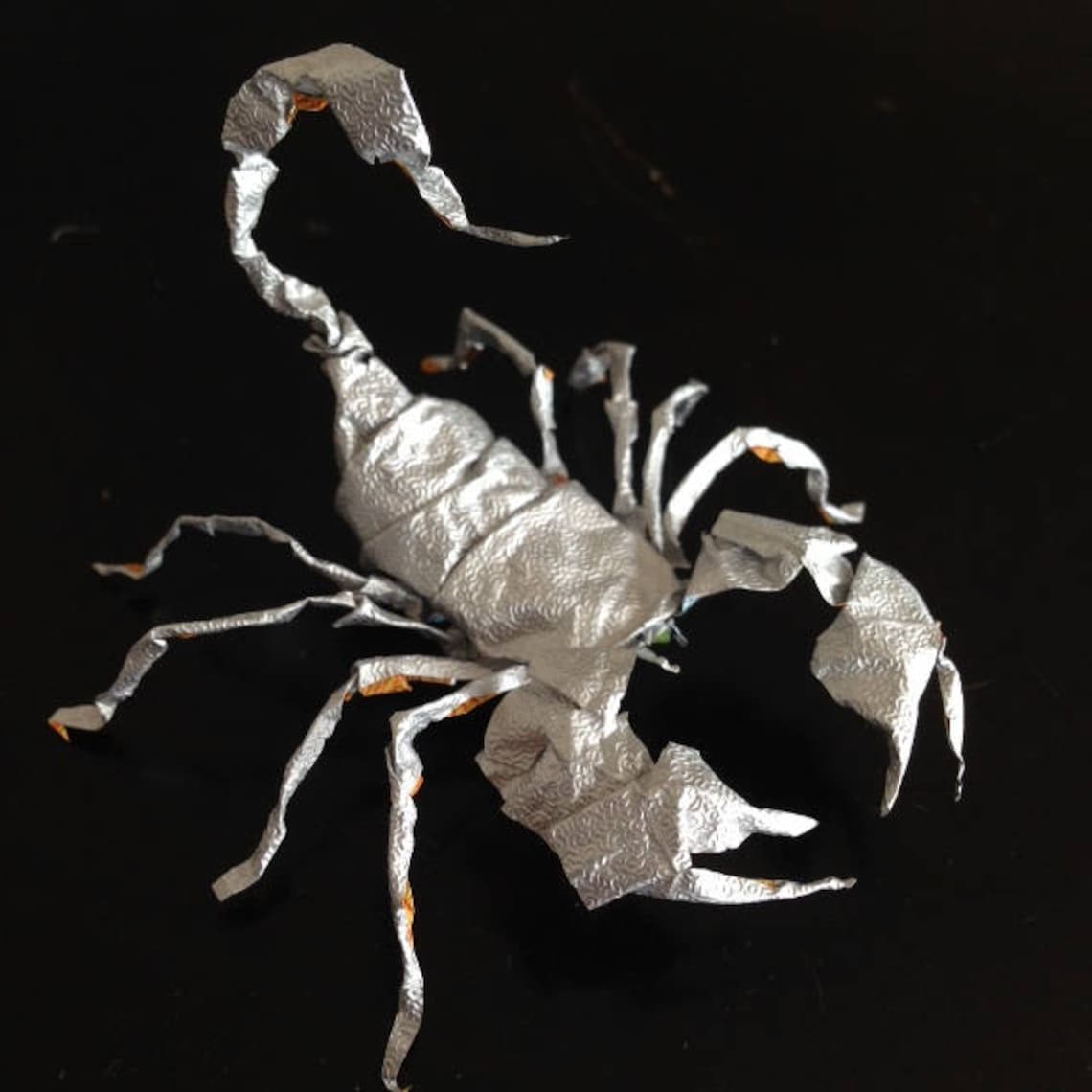 Scorpion Foil Sculpture Handmade Christmas Ornament Etsy