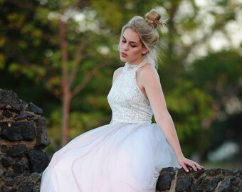 Soft jersey Bridal halter