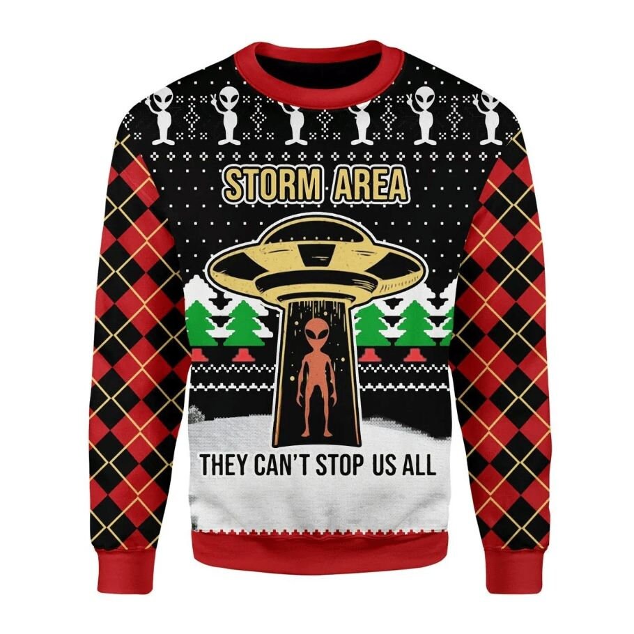 Discover Alien UFO Christmas Sweater