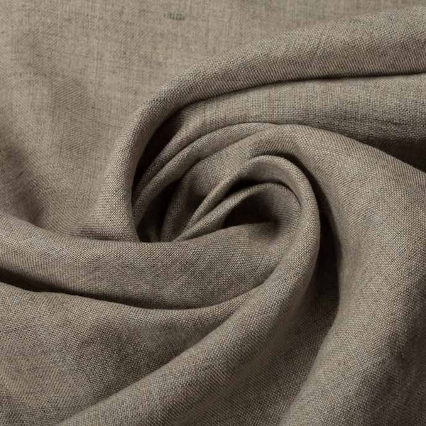Solbiati Fabric 100% Linen Fabric Grey Fabric Fashion Fabric Interior Fabric Plain Fabric Clothing Fabric By The Metre Fabric Crafts Fabric