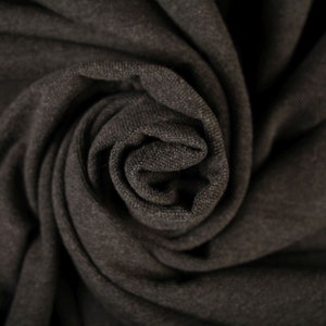 Cotton Pique Stretch Grey Fabric Multiple Remnant Cut of Fabric Apparel Fabric Quilting Fabric Clothing Fabric Craft Supplies
