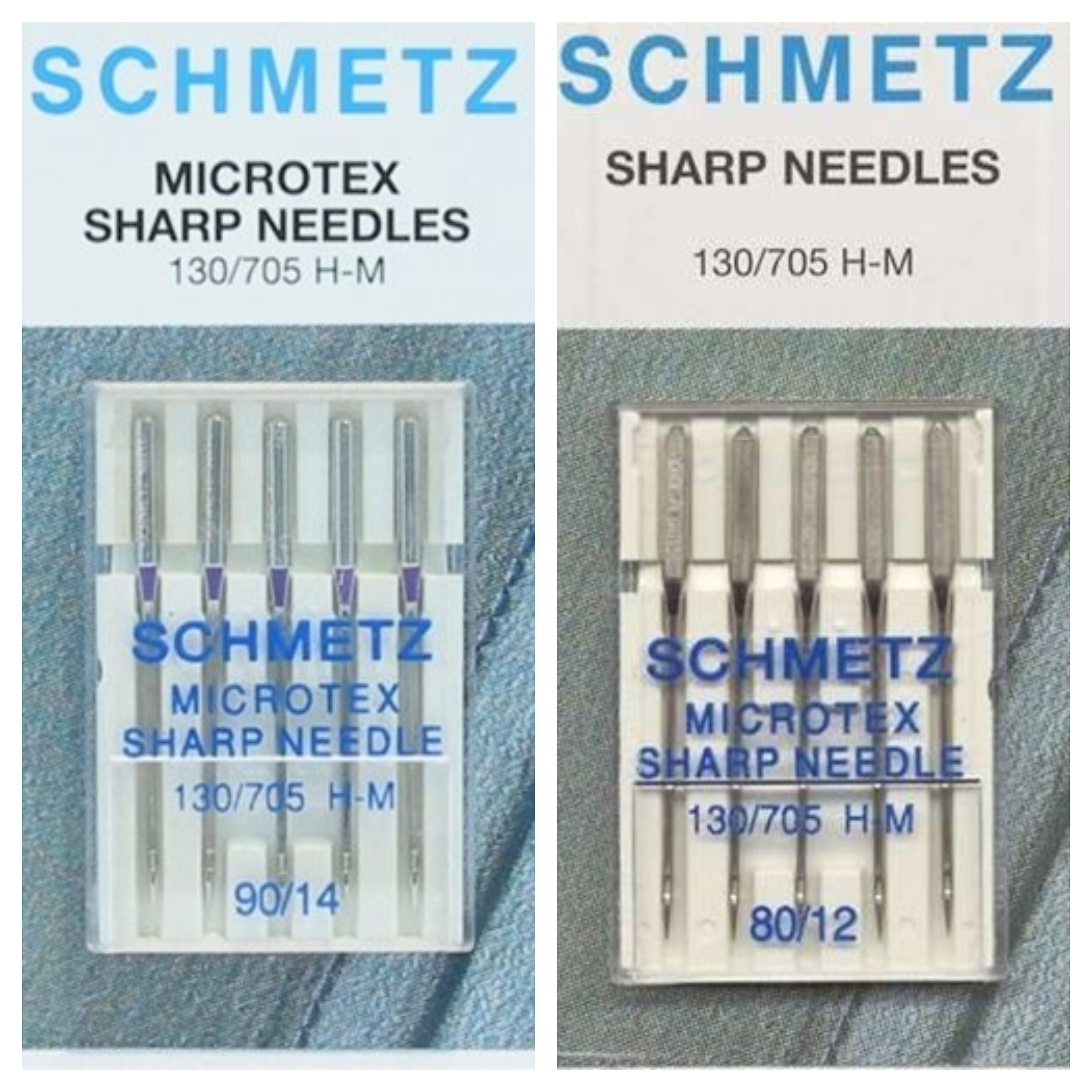 Schmetz Sewing Machine Needles : Microtex (Sharp)