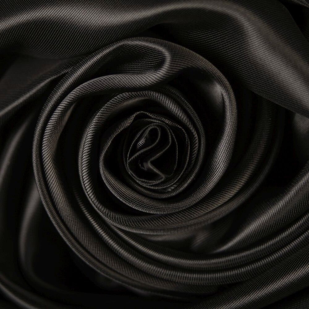 Rayon Polyester Blend Twill Black Lining Fabric - Etsy UK