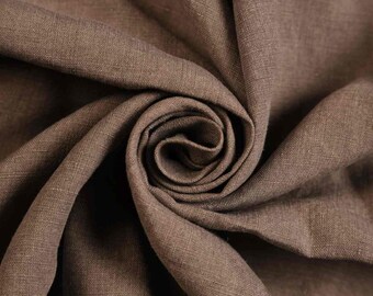 Linen Cotton Fabric Grey (Remnant-65cmx150cm) Pattern Fabric Upholstery Fabric Plain Fabric Clothing Fabric