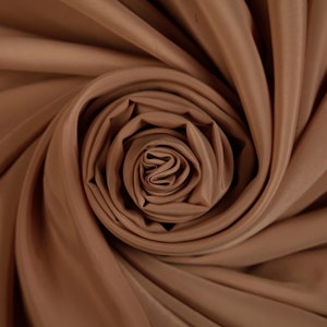 100% Polyester Beige Stoff (Rest-190cmx115cm) Stofffutter Braut Luxus Cut-off Stoff Mode Stoff Handwerk