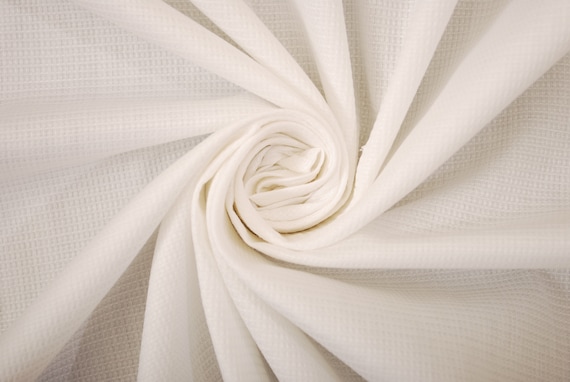 100% Baumwolle Weißer Stoff Strukturmaterial für Handwerk Kleidung