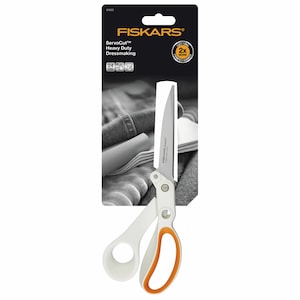 Fiskars Scissors Dressmaking Shears Amplify Heavy Duty 24cm 9.5in Premium Quality Cutting Fabric Right Handed Sewing Tools