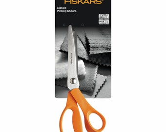 Ciseaux Fiskars de qualité supérieure, ciseaux à cranter, 23 cm/9 pouces, outils de couture pour droitiers, fournitures pour travaux manuels
