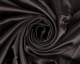 100% Polyester Fabric Black Fabric Lining Fabric (90cm x 140cm Remnant Fabric) Fabric Cut off Fabric Fashion Fabric Clothing Craft Supplies