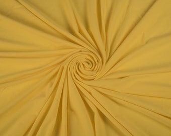 Polyamide Yellow   Fabric (115cm x110cm Remnant Fabric)Fabric Cut off Fabric Fashion Fabric Clothing Crafts Supplies