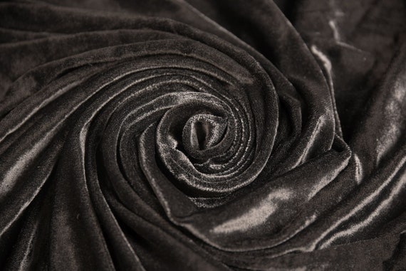 Stoff Stretch Samt Schwarz Samt Stoff Stretch Reich Schwarz Stoff
