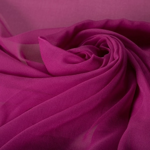 Polyester Fabric Georgette Fabric Pink Fabric Over-Lays Fabric Fashion Fabric Vintage Clothing Textile Fabric Sample Available Crafts Fabric
